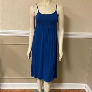Old Navy Petite Spaghetti Straps Blue Dress Size 8P